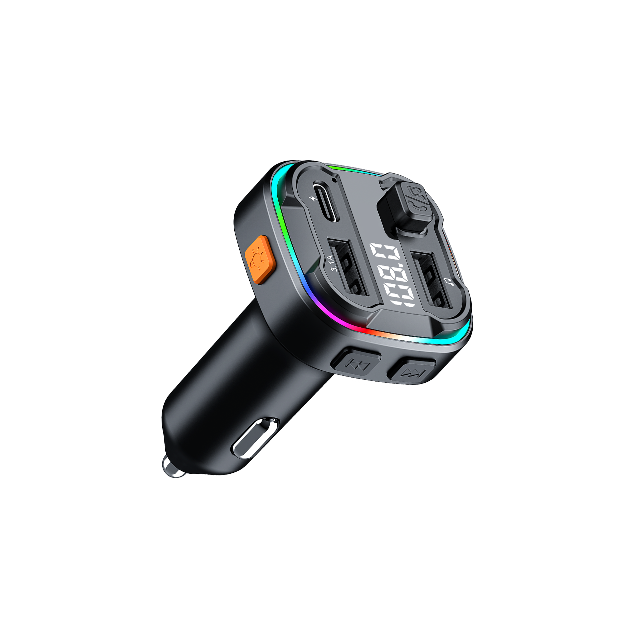 Phixi FM25 Araç FM Transmitter – Bluetooth 5.3 + PD & USB-A Hızlı Şarj