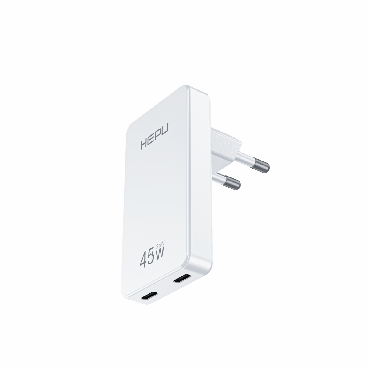 HEPU HP-C33 45W GaN Hızlı Şarj Adaptörü – Ultra İnce Tasarım Type-C Kablo Dahildir