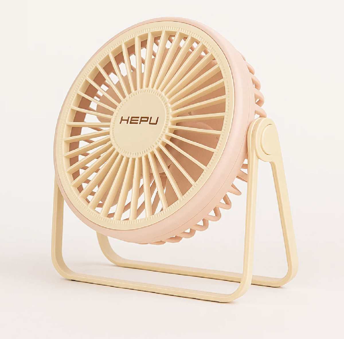 HEPU HP-F08 Sessiz Çalışan USB Şarjlı Ayarlanabilir Masaüstü Mini Fan