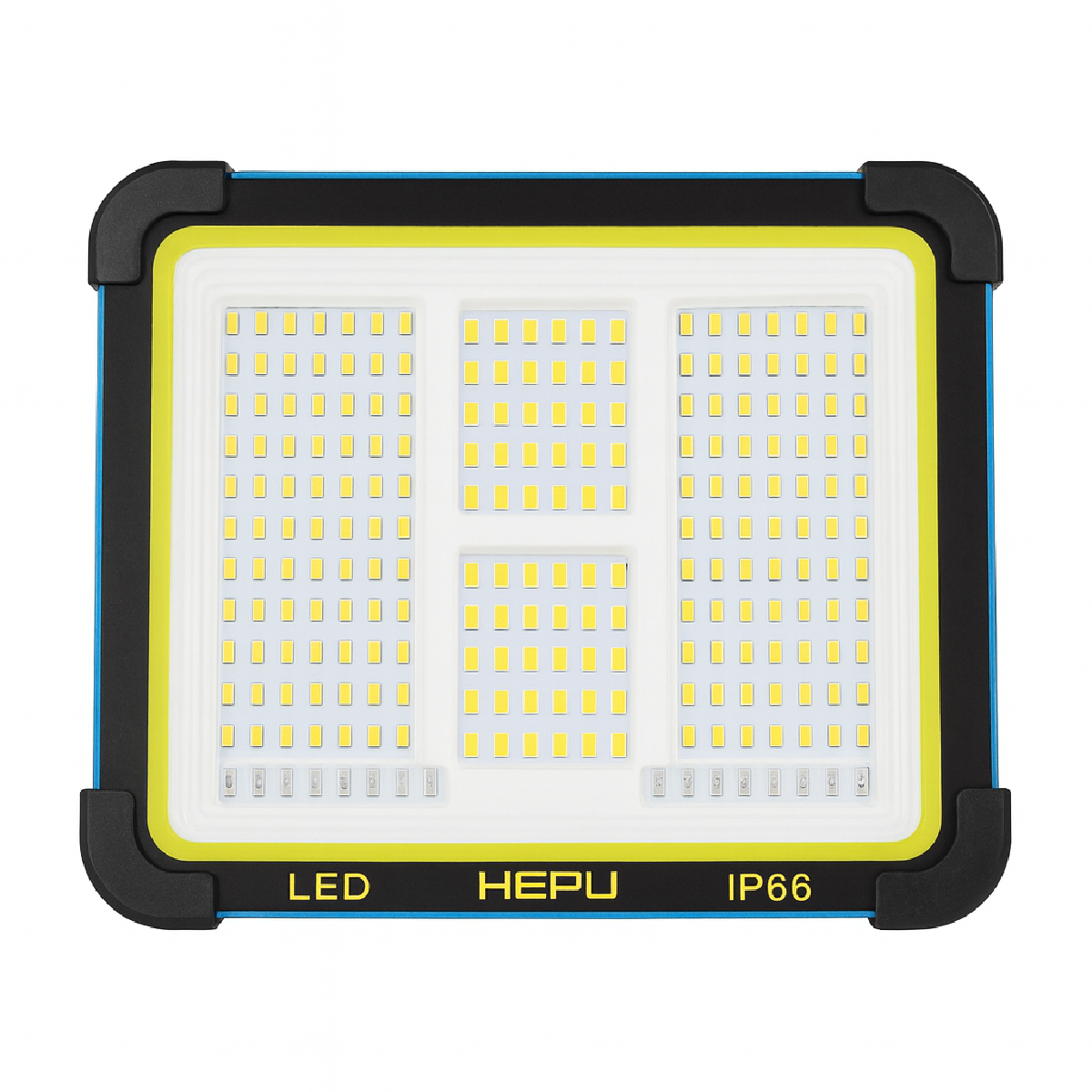 HEPU HP-L34 Güneş Enerjili Taşınabilir LED Çalışma Lambası – 150W Güç, 336 LED, IP66, Solar + USB Şarjlı, Mıknatıslı Taban