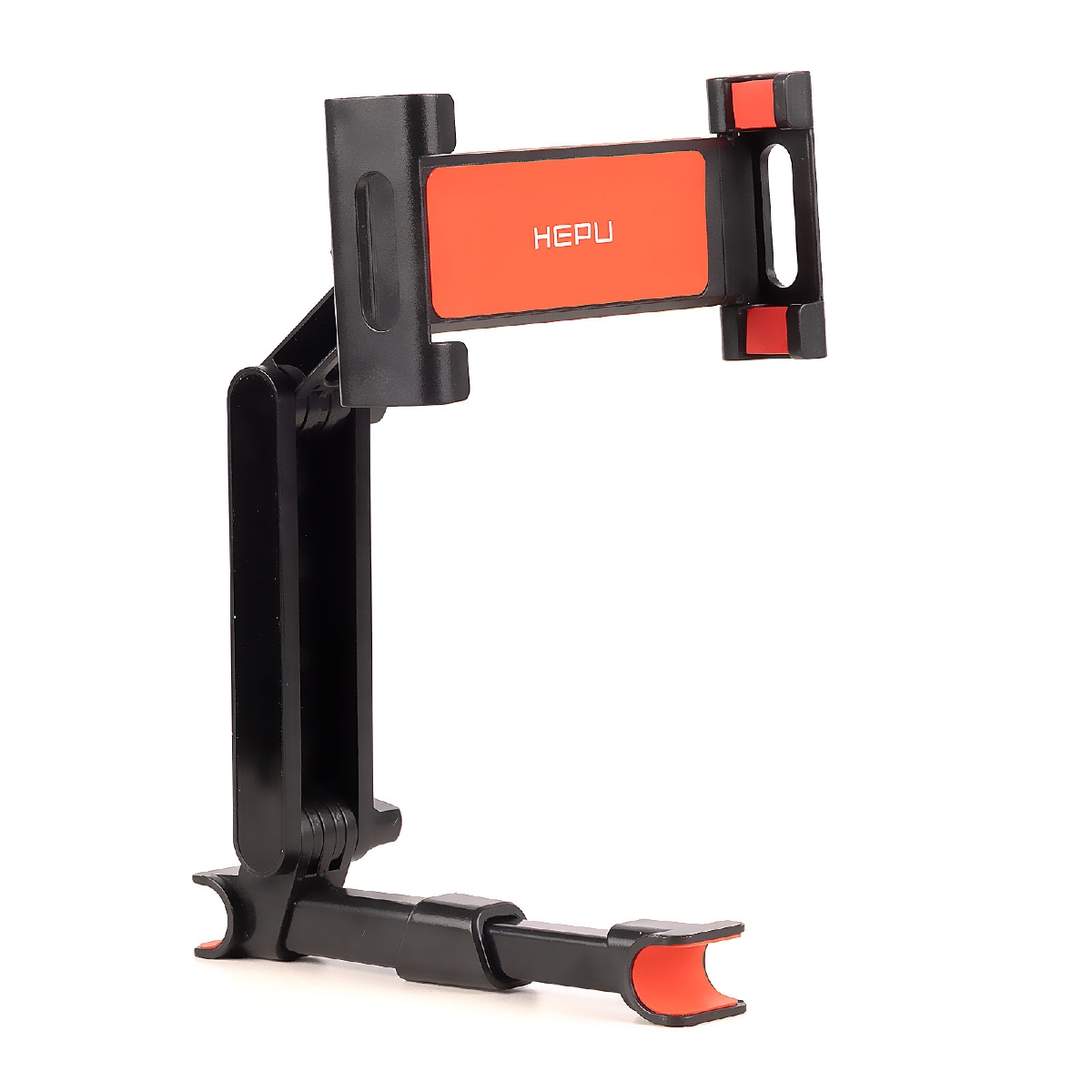 HEPU HP-A28 Koltuk Arkası Telefon   Tablet Tutucu – Ayarlanabilir Kol + 360° Dönebilir Başlık